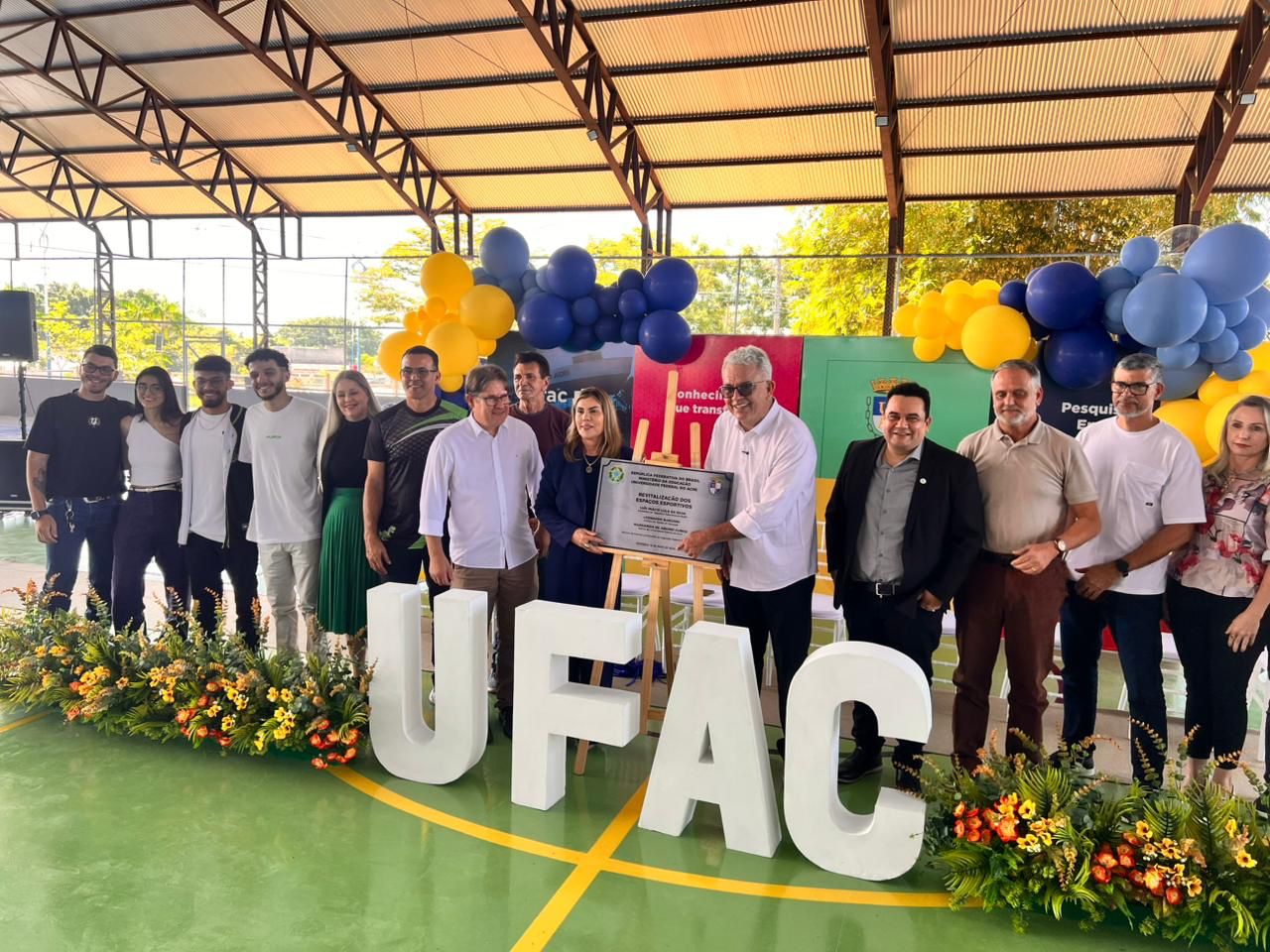 Petecão destaca investimentos históricos na Ufac durante inauguração de novos espaços esportivos