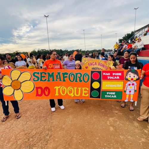 Caminhada do Faça Bonito Mobiliza Envira no Combate à Violência Sexual Contra Crianças e Adolescentes