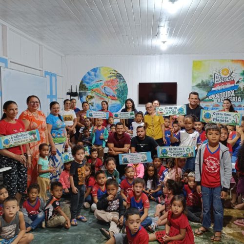 Prefeitura de Envira promove palestra sobre conscientização ambiental na Escola Municipal Canto da Alegria