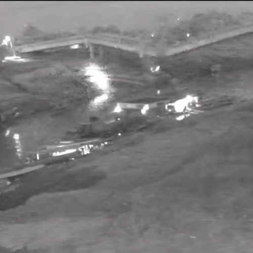 Vídeo mostra momento exato em que Ponte Padre Paolino Baldassari desaba em Sena Madureira